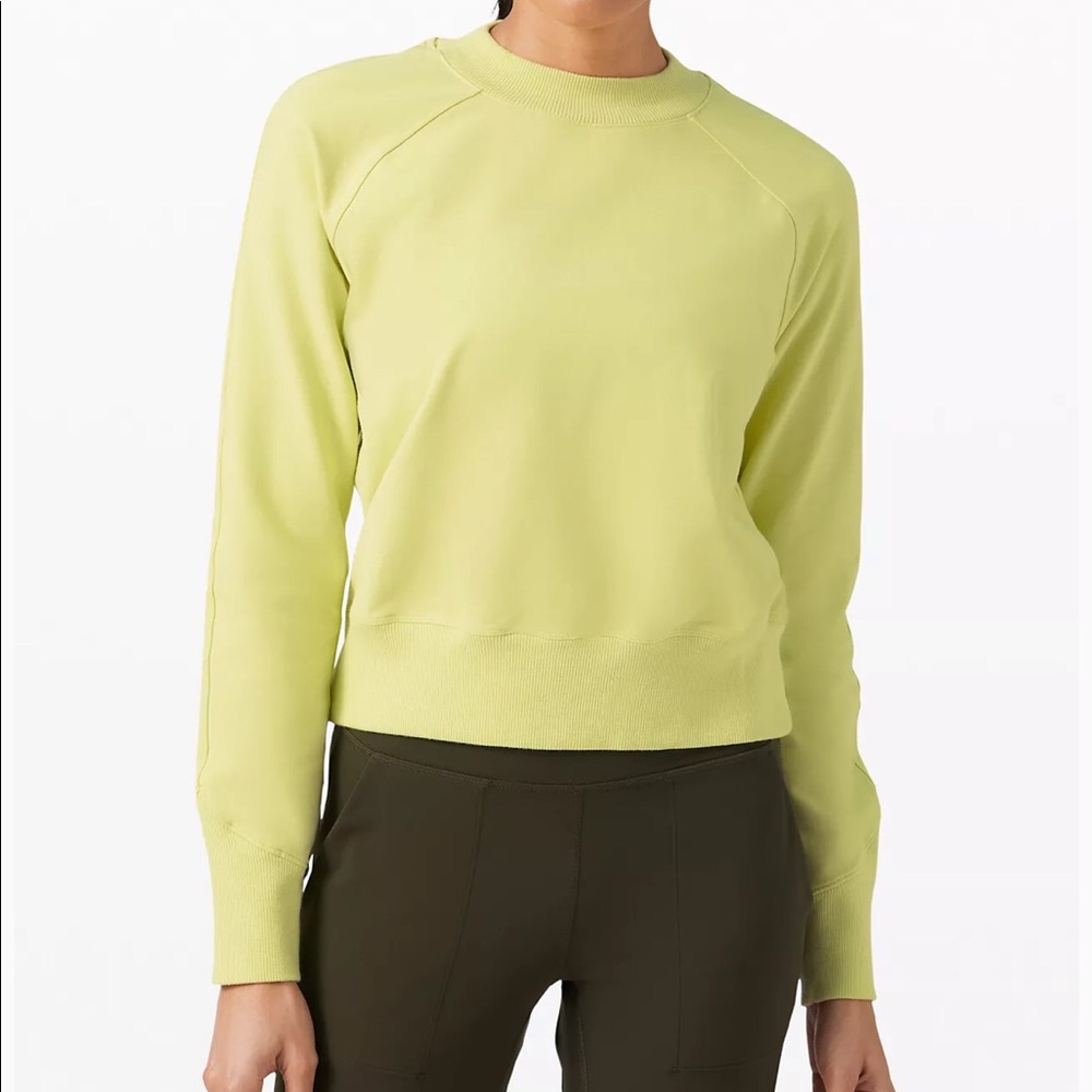 Lululemon cropped sweatshirt